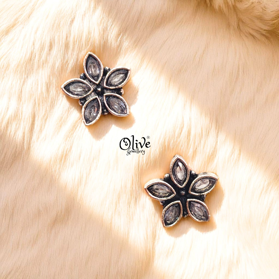 Oxidized Earrings - 209