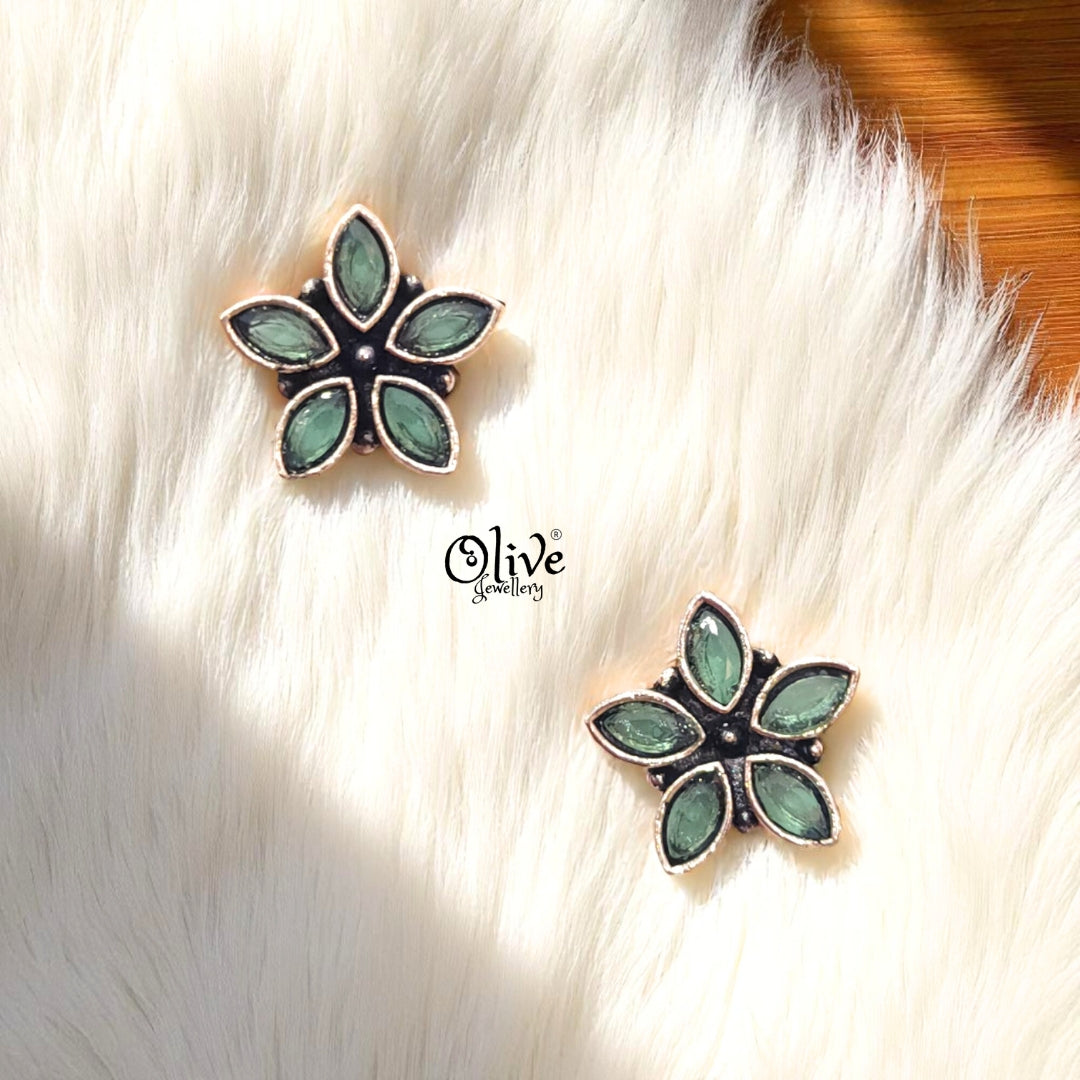 Oxidized Earrings - 209