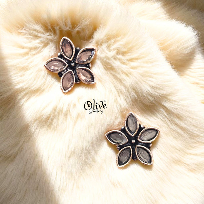 Oxidized Earrings - 209