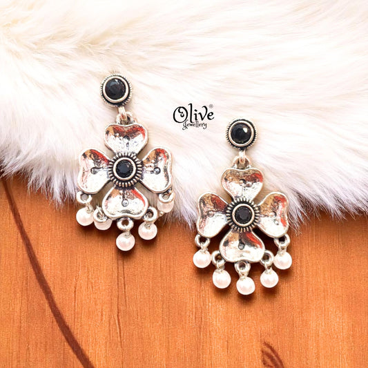 Oxidized Earrings - 232