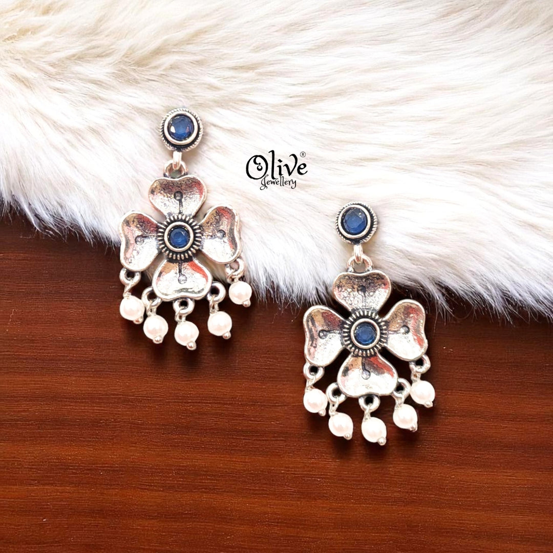 Oxidized Earrings - 232
