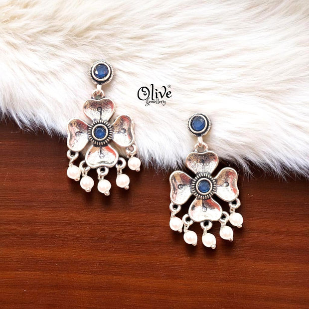 Oxidized Earrings - 232