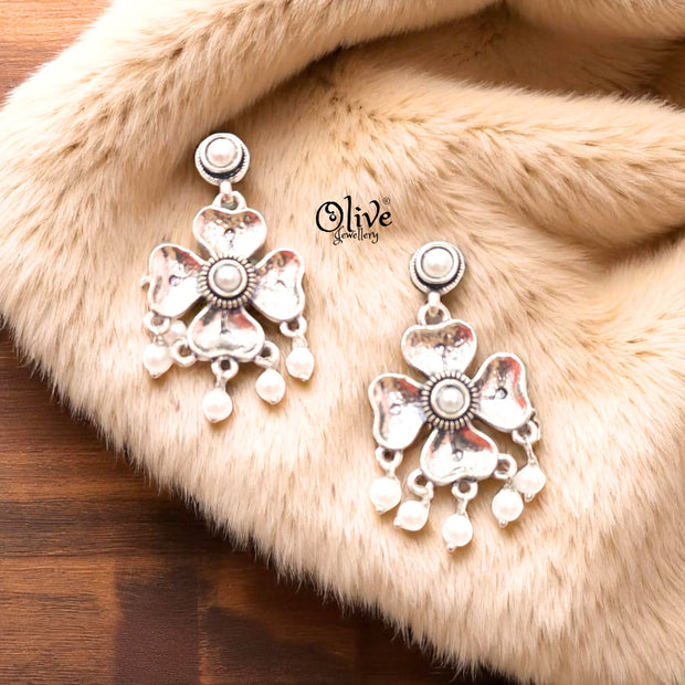 Oxidized Earrings - 232