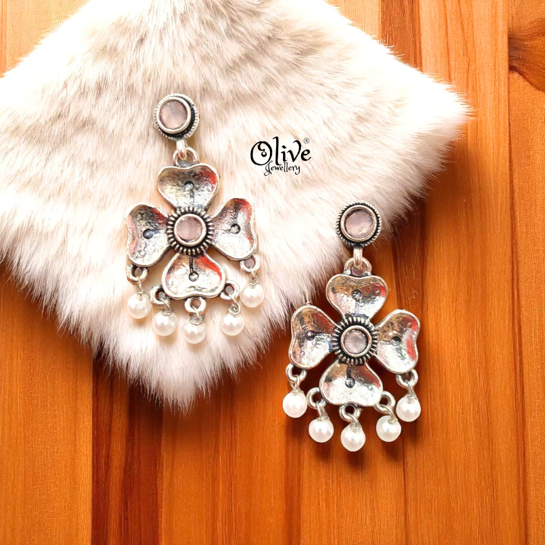 Oxidized Earrings - 232