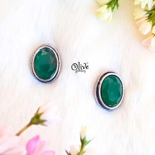 Oxidized Earrings - 248