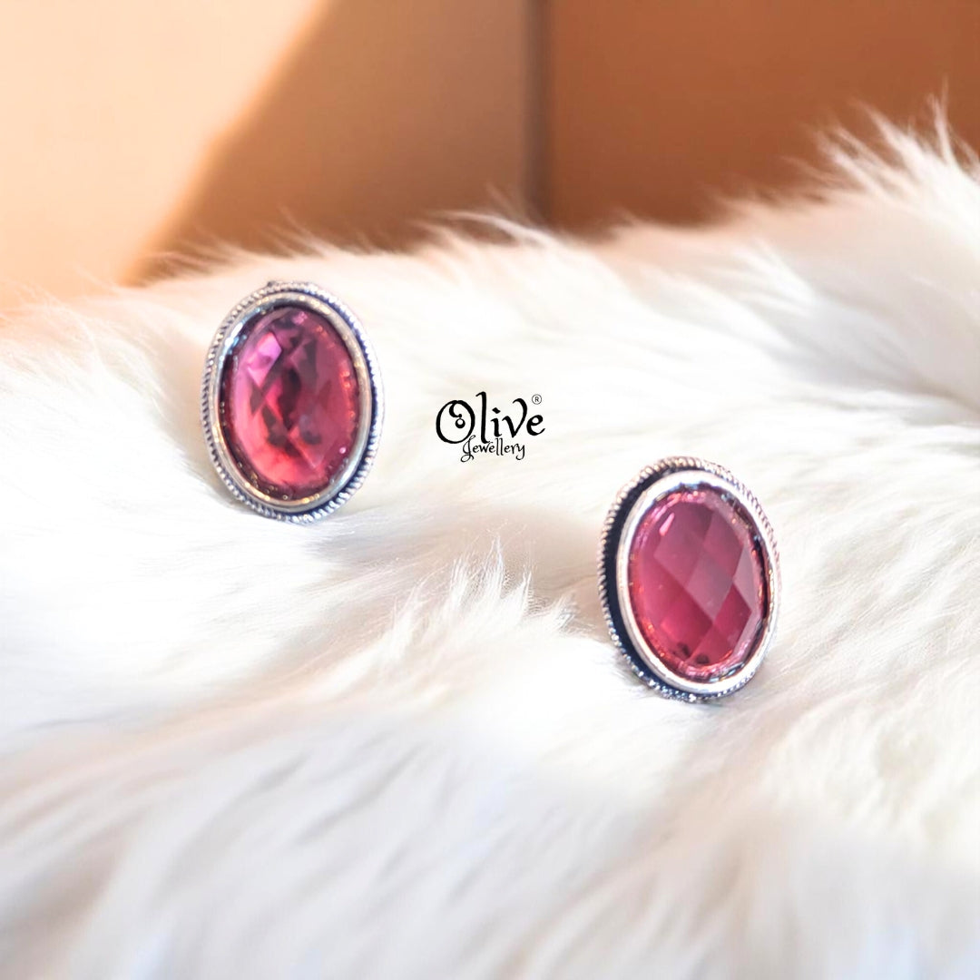 Oxidized Earrings - 248