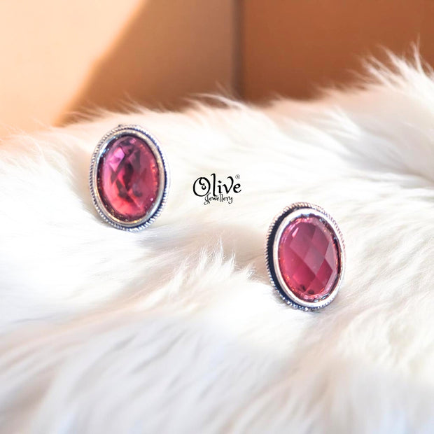 Oxidized Earrings - 248