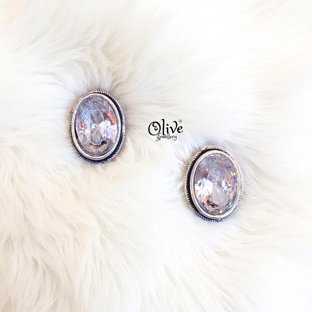 Oxidized Earrings - 248