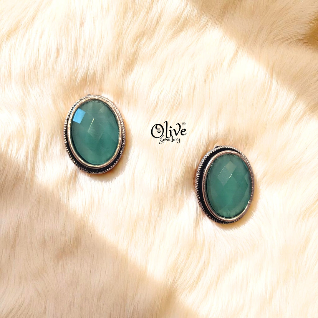Oxidized Earrings - 248