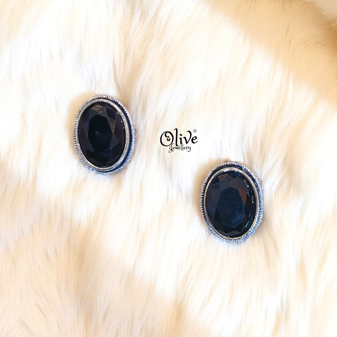Oxidized Earrings - 248
