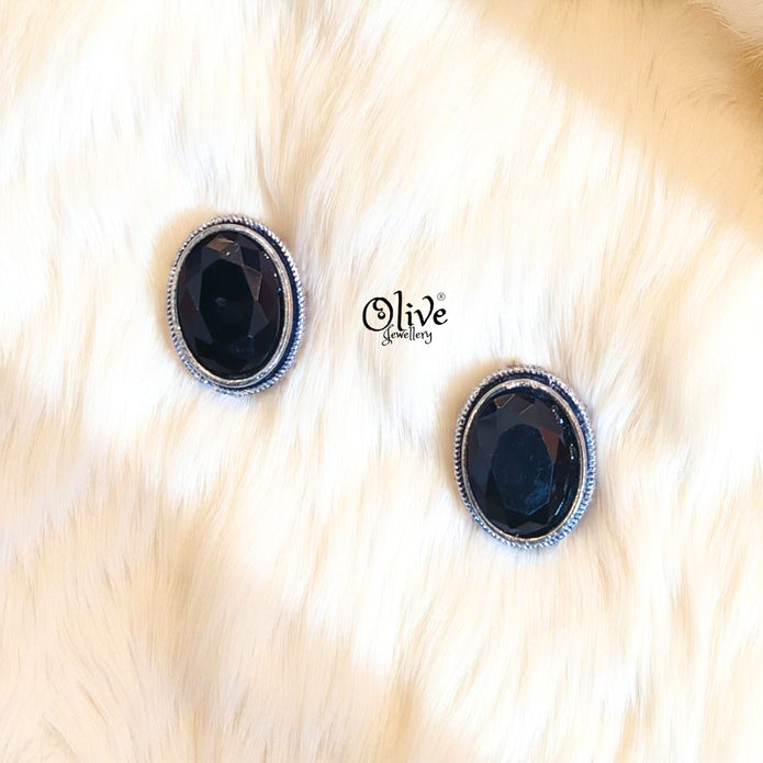 Oxidized Earrings - 248