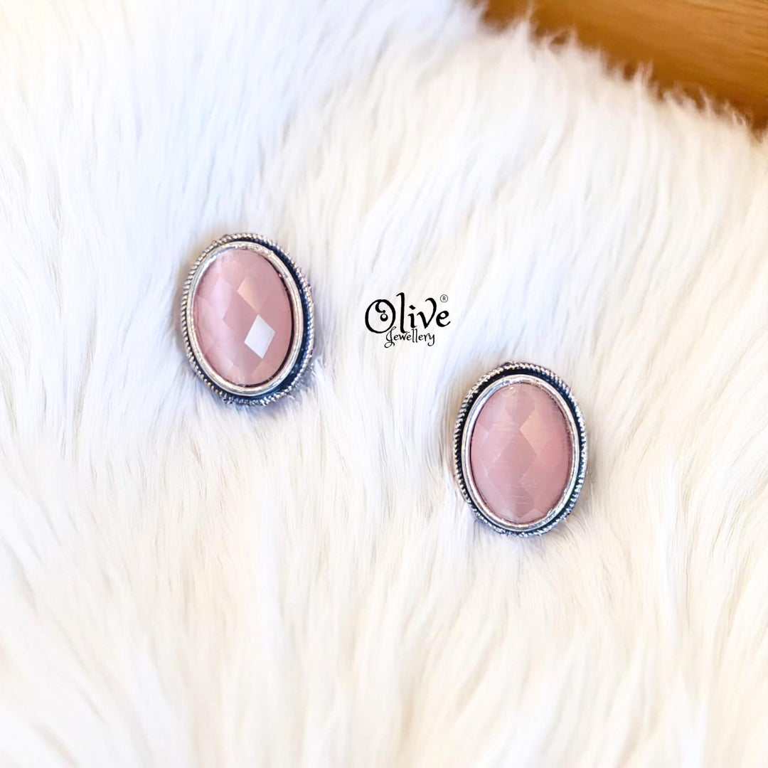 Oxidized Earrings - 248