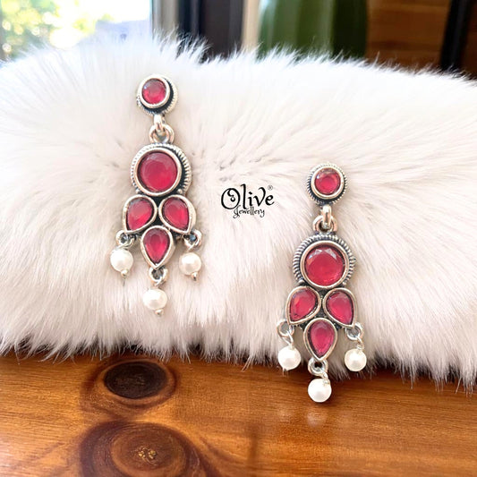 Oxidized Earrings - 267