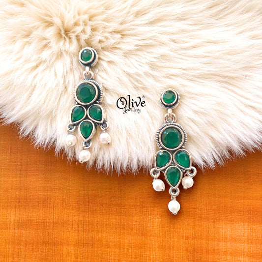 Oxidized Earrings - 267