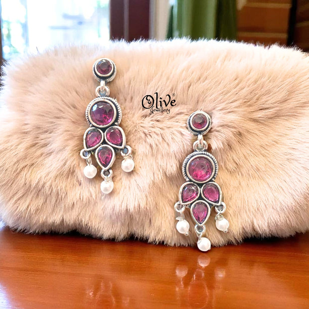 Oxidized Earrings - 267
