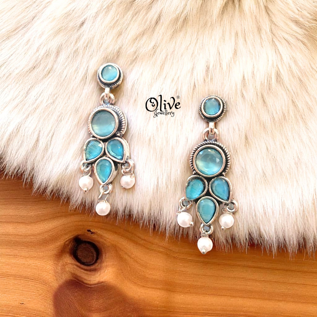 Oxidized Earrings - 267