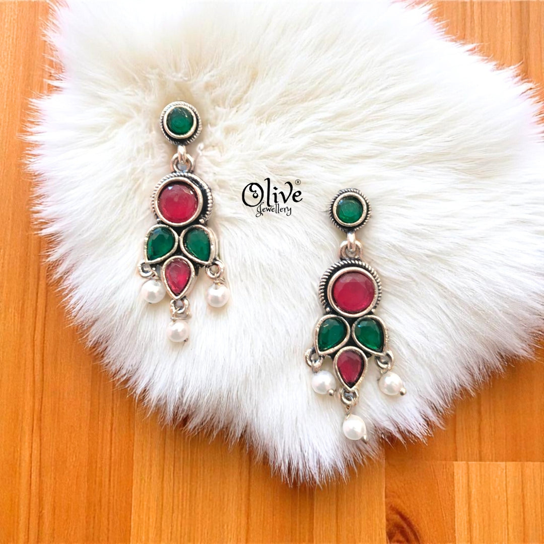 Oxidized Earrings - 267