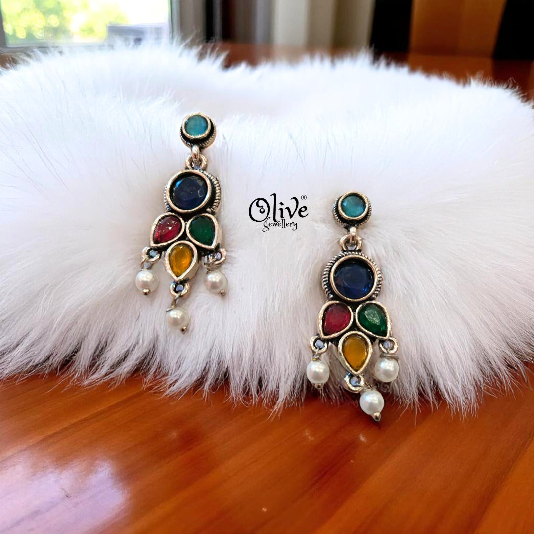Oxidized Earrings - 267
