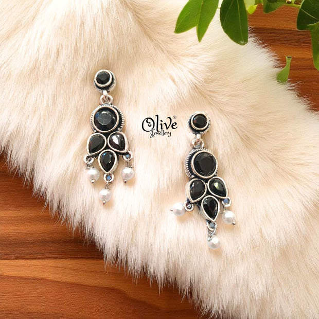 Oxidized Earrings - 267