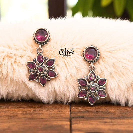 Oxidized Earrings - 278