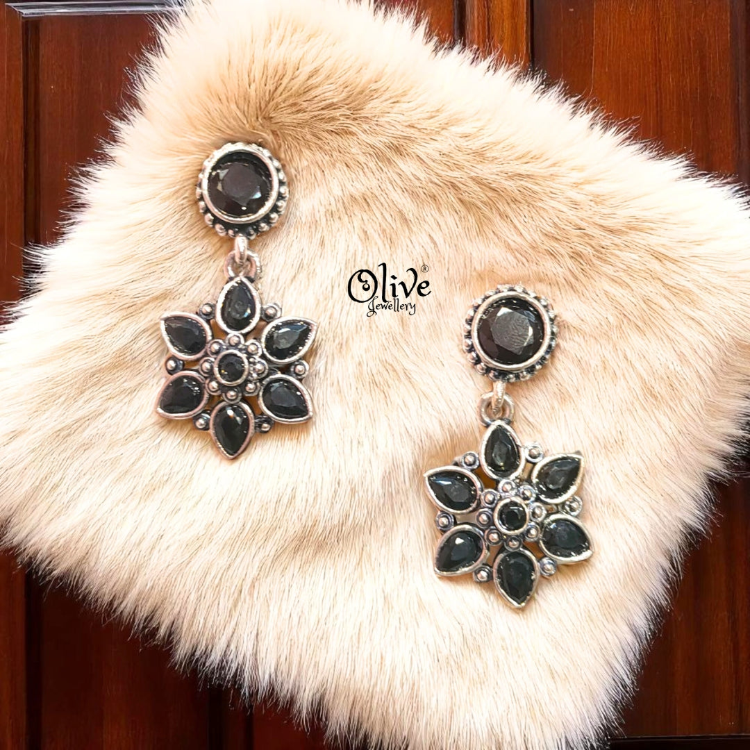 Oxidized Earrings - 278
