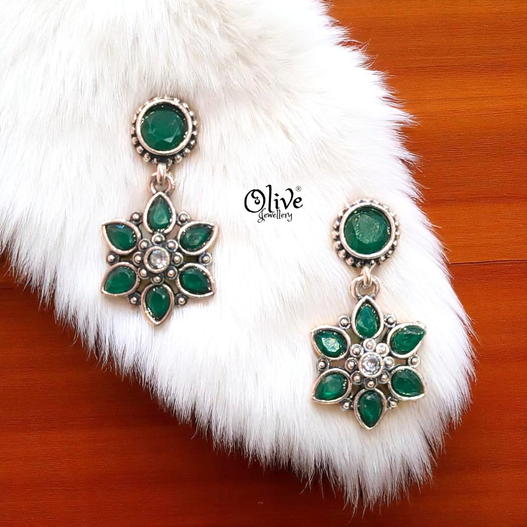 Oxidized Earrings - 278