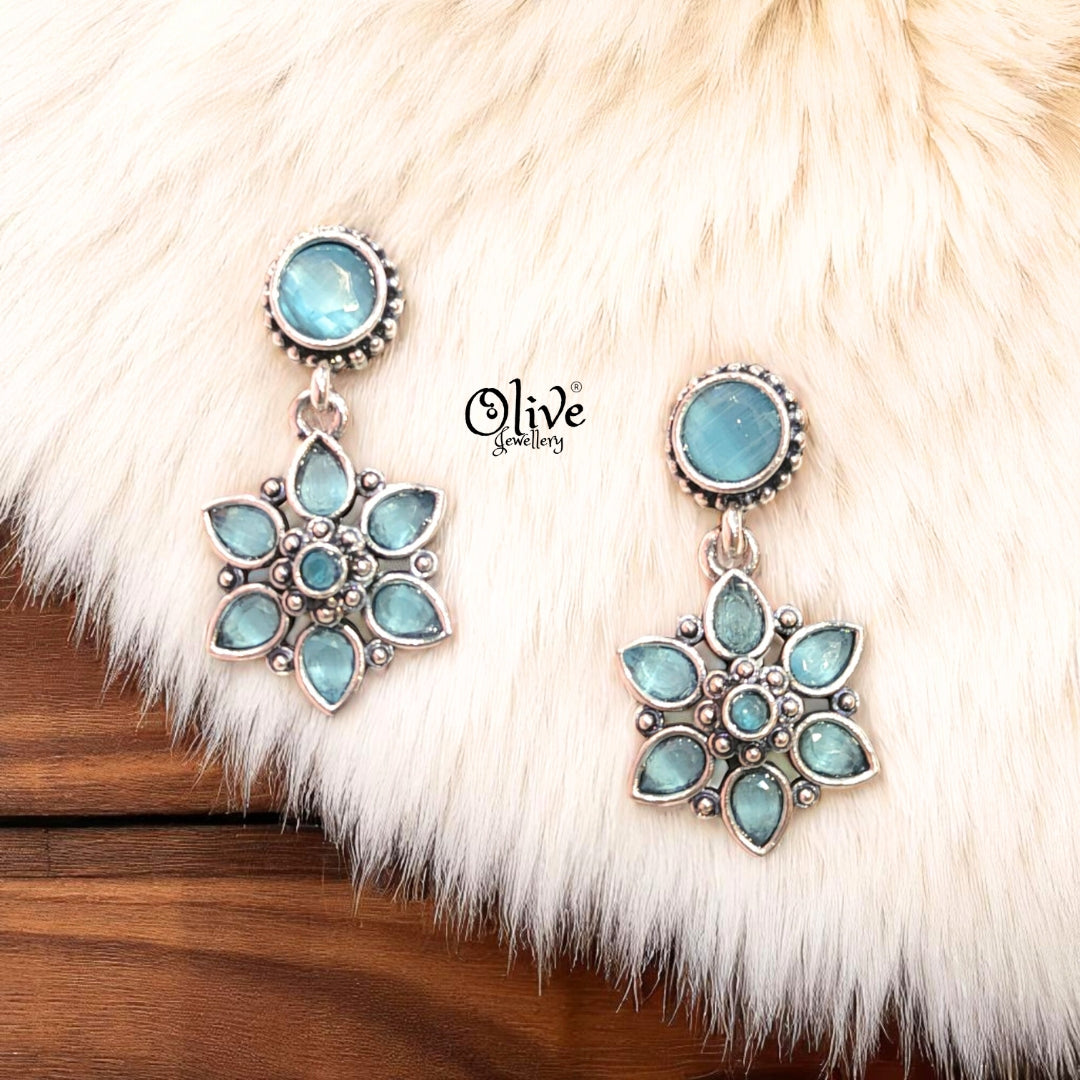 Oxidized Earrings - 278