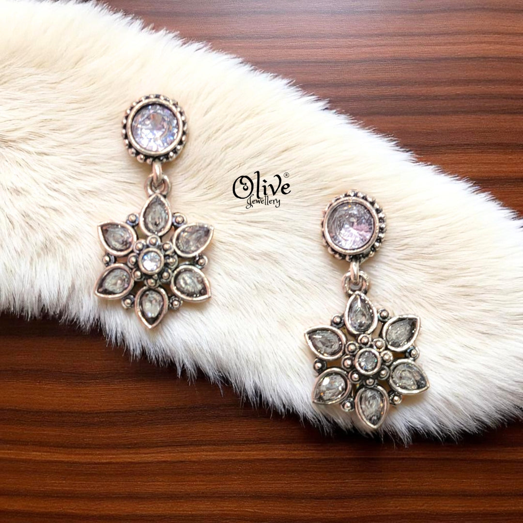 Oxidized Earrings - 278