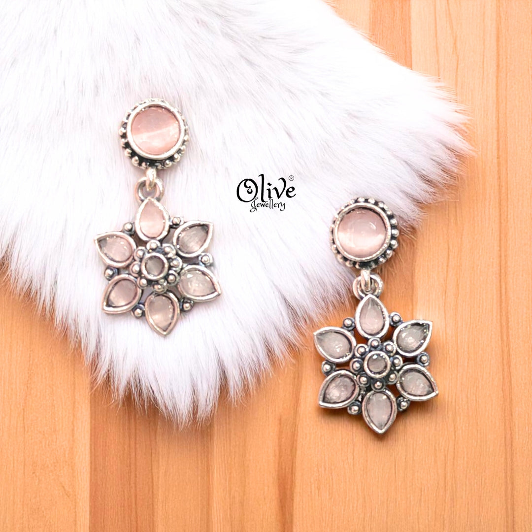 Oxidized Earrings - 278