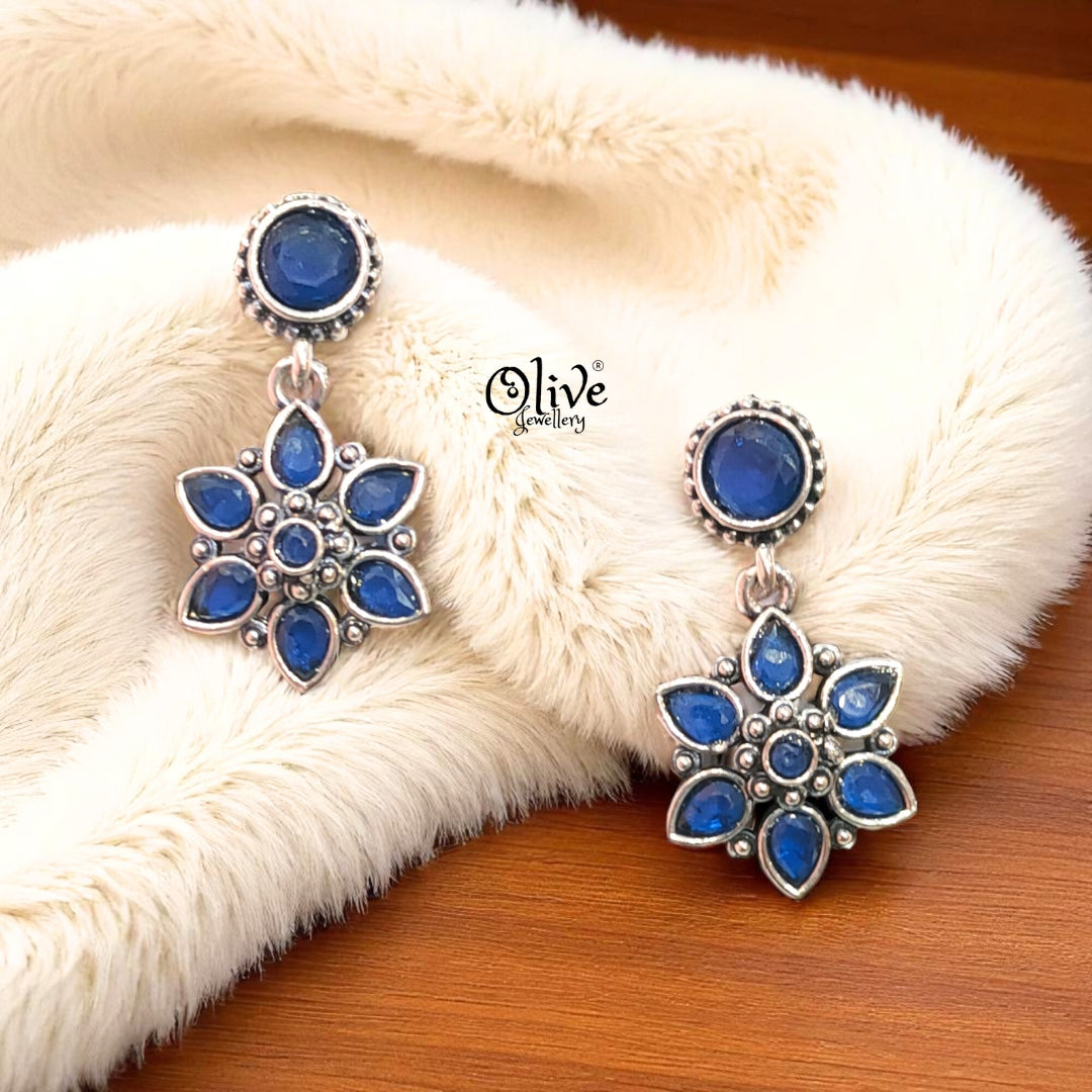 Oxidized Earrings - 278