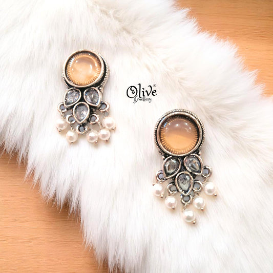 Oxidized Earrings - 289