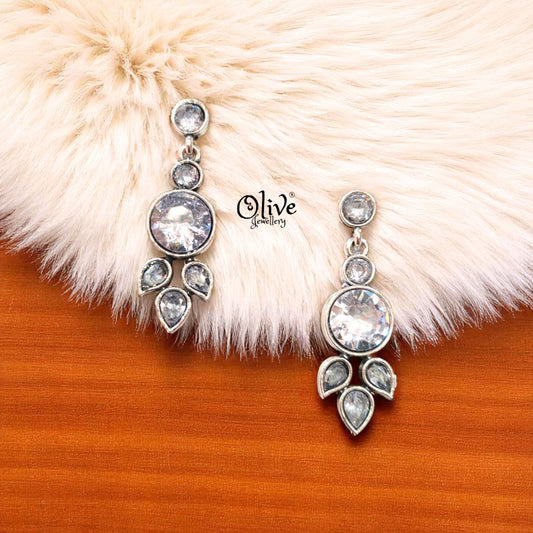 Oxidized Earrings - 299