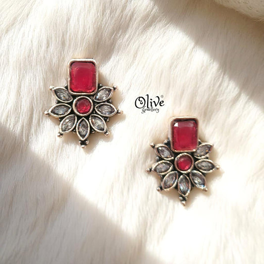 Oxidized Earrings - 321