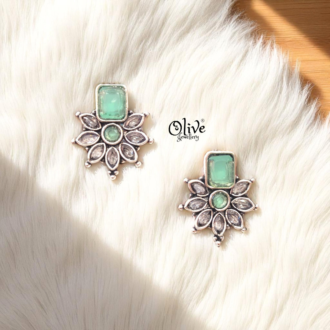 Oxidized Earrings - 321
