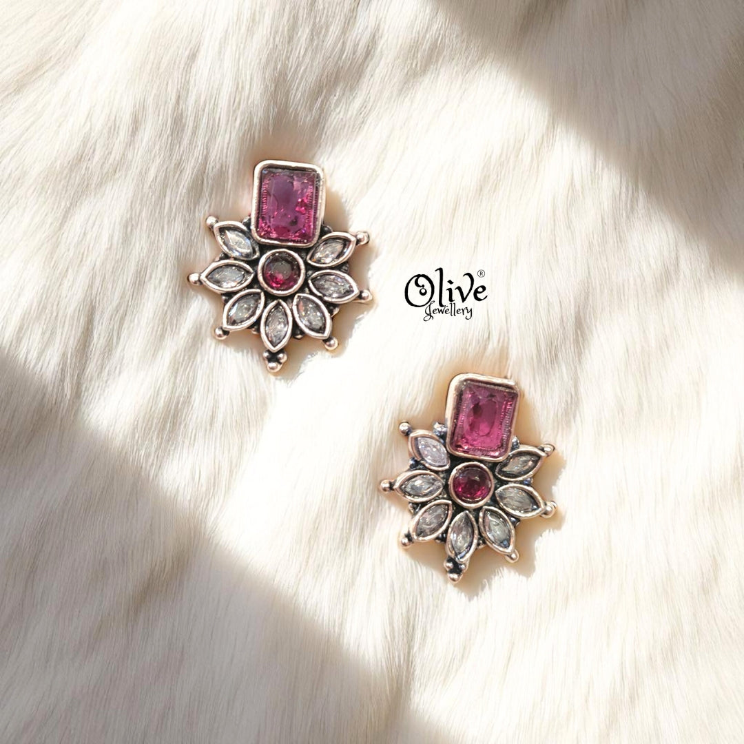 Oxidized Earrings - 321