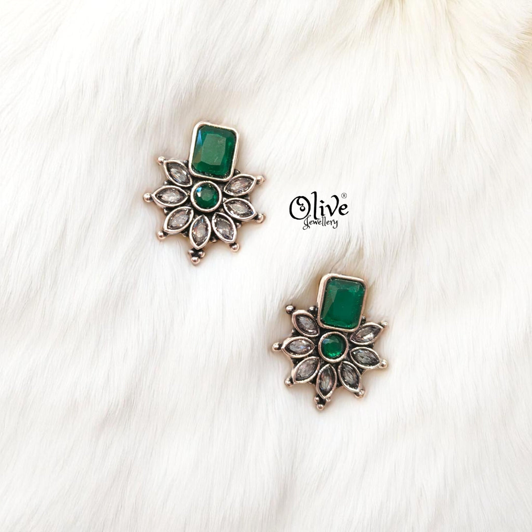 Oxidized Earrings - 321