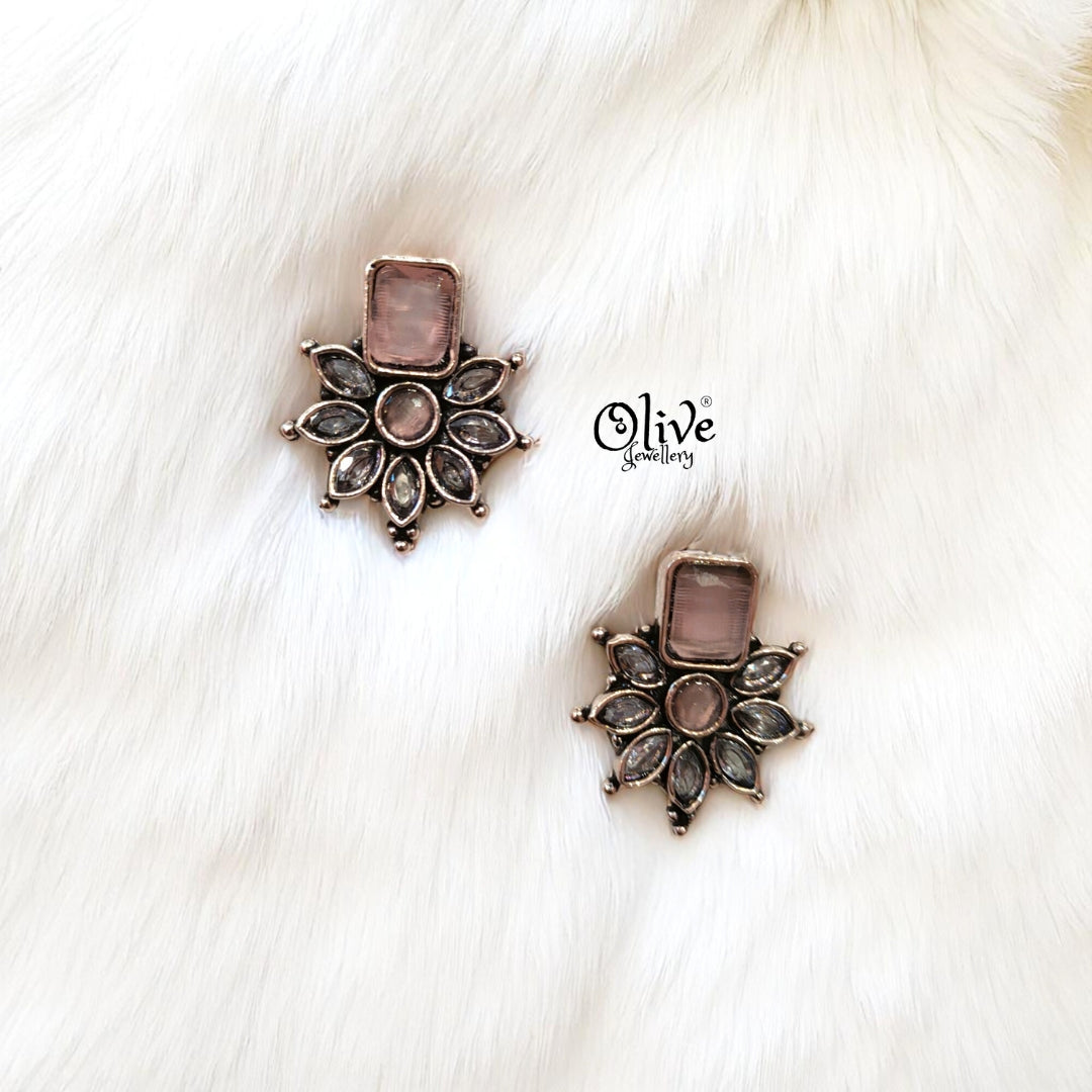 Oxidized Earrings - 321
