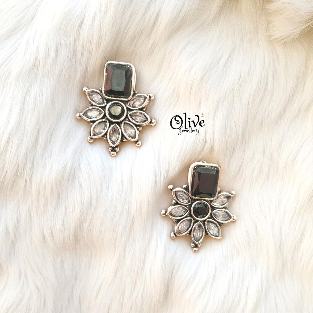 Oxidized Earrings - 321