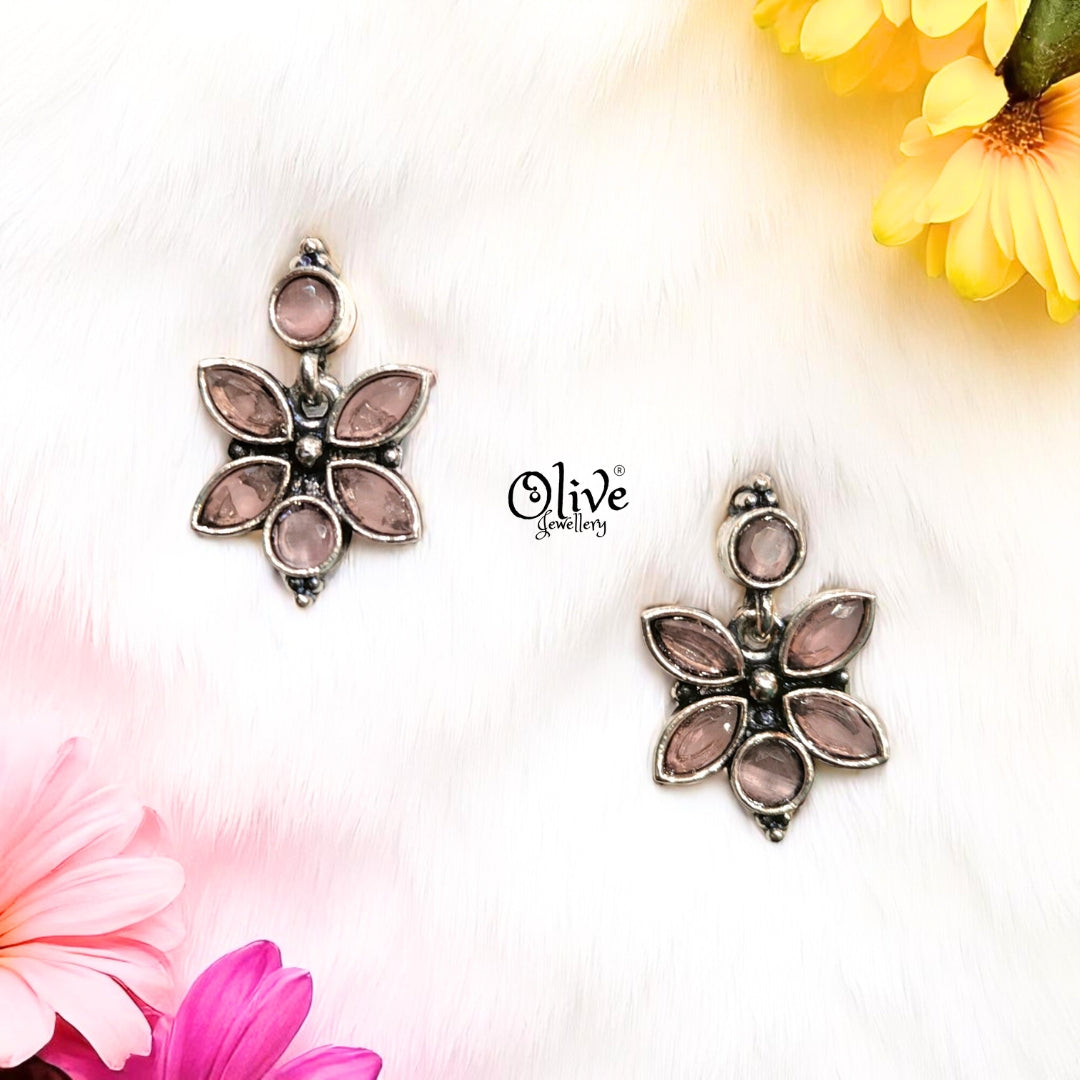 Oxidized Earrings - 355