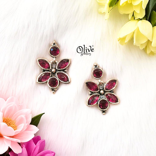 Oxidized Earrings - 355