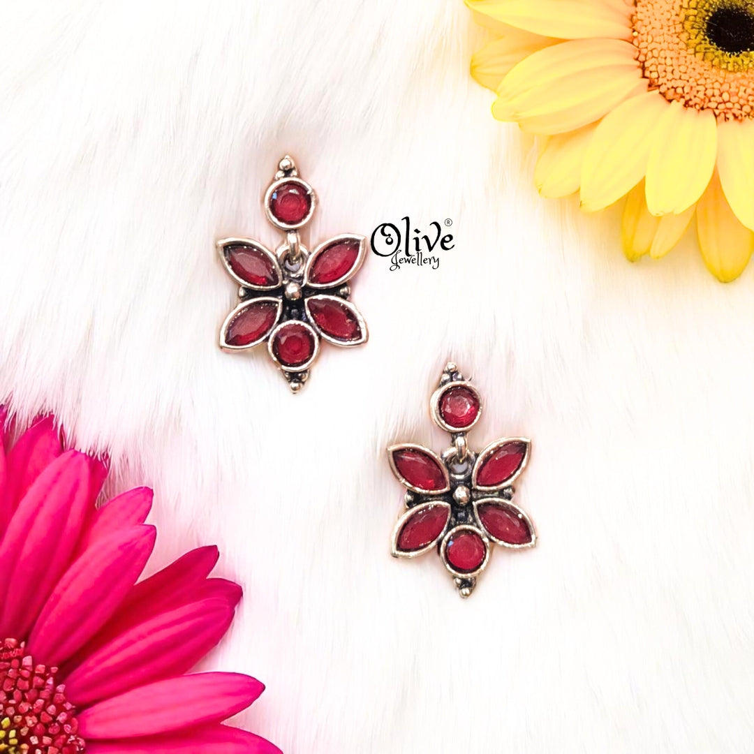 Oxidized Earrings - 355