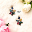 Oxidized Earrings - 355