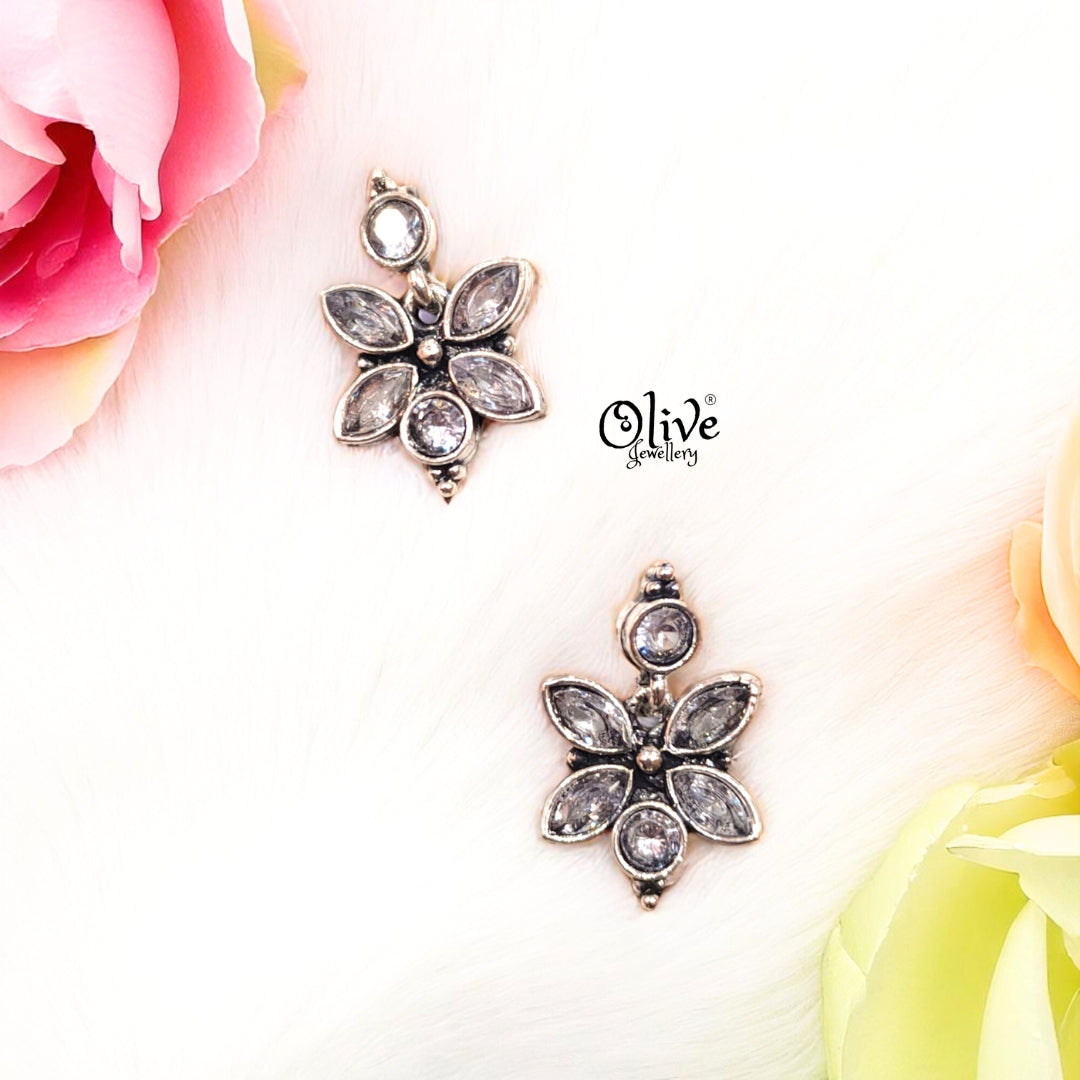 Oxidized Earrings - 355