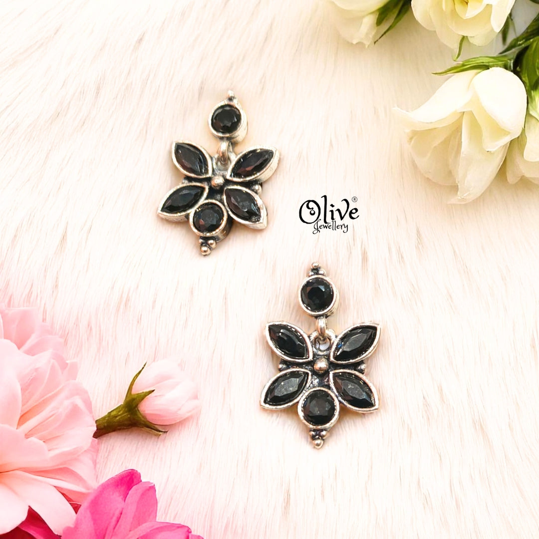 Oxidized Earrings - 355