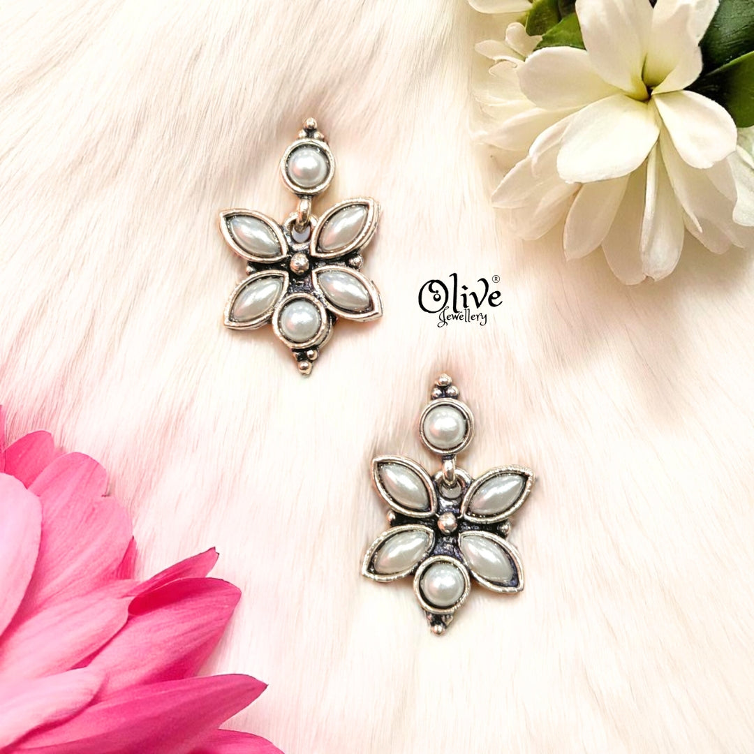 Oxidized Earrings - 355