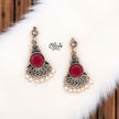 Oxidized Earrings - 389