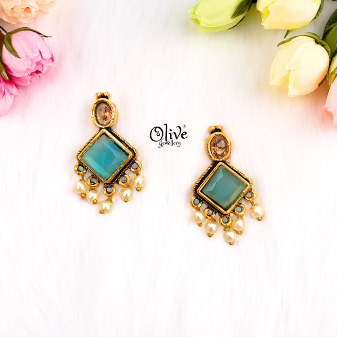 Oxidized Earrings - 399