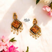Oxidized Earrings - 399