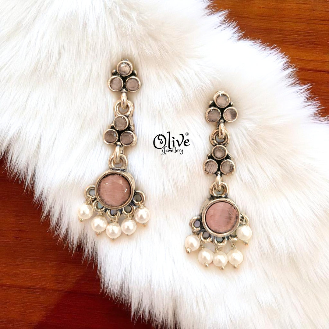 Oxidized Earrings - 410