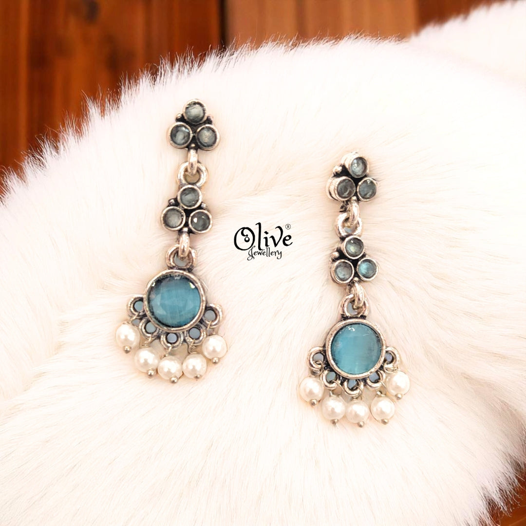 Oxidized Earrings - 410